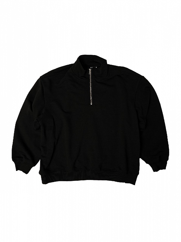 Толстовка THE BAD FRIENDS Half-Zip 420гр черный