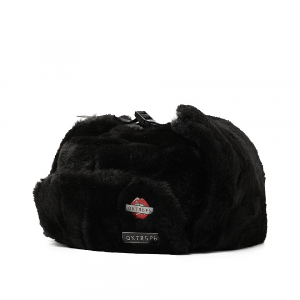 Шапка ОКТЯБРЬ USHANKA BLACK