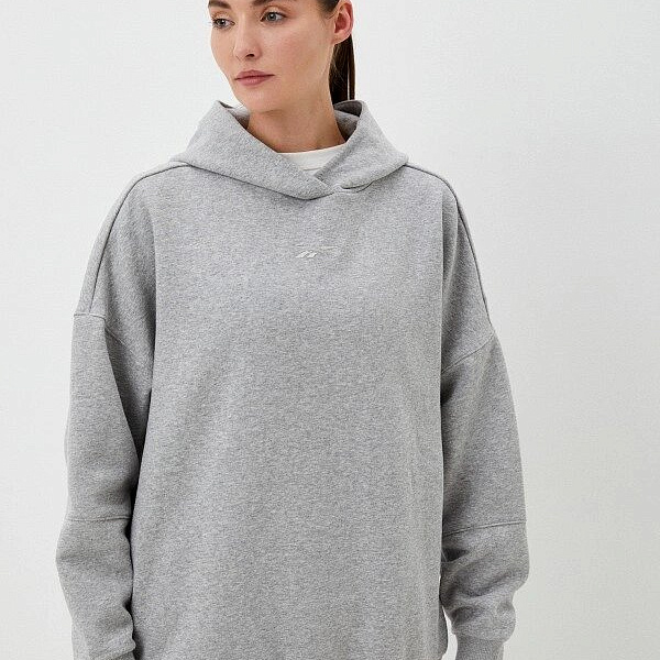 Толстовка женская REEBOK LUX OVERSIZED HOODIE серый