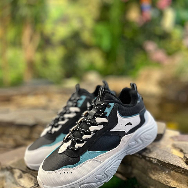 Кроссовки ANTA утепленные 812438981E-4 Black/Grey/Green Черный/Серый/Зеленый