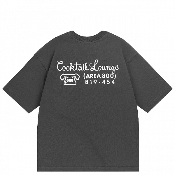 Футболка HAIDED HEART FIRM shadow.grey