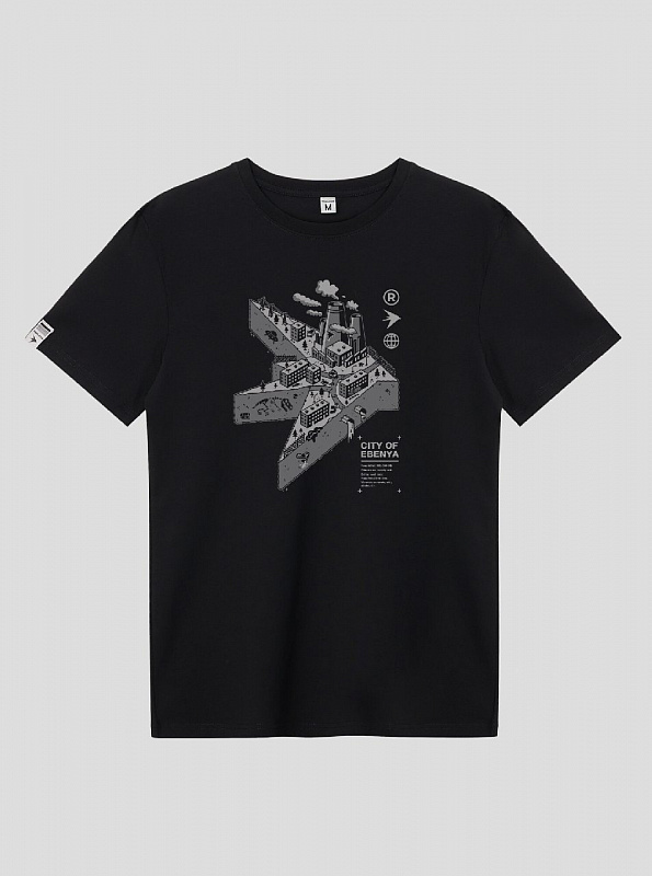 Футболка TRAILHEAD 022 CITYofEBENYA Черный