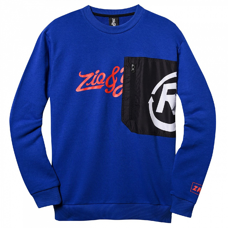 Свитшот ZIQ & YONI R POCKET синий SW-RPOCKET-DBLUE