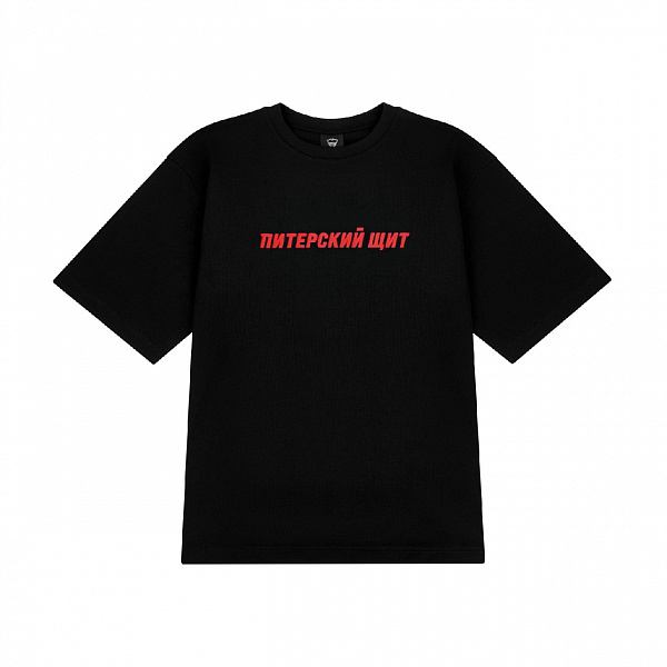 Футболка Питерский щит "ГЕРБ" черный