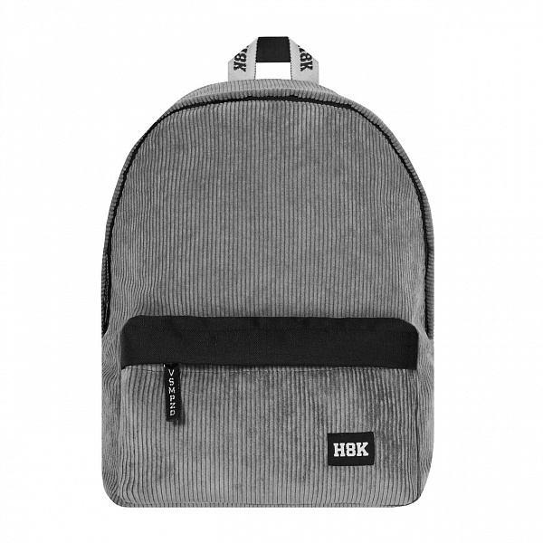 Рюкзак HOOK «Вельвет» серый