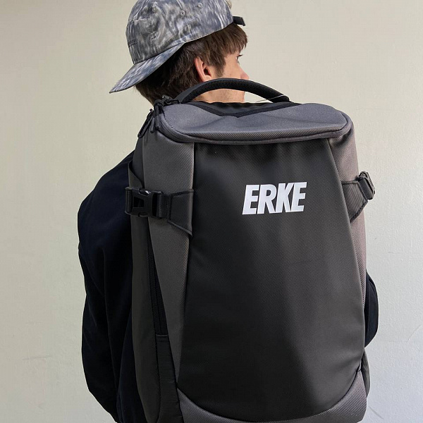Рюкзак ERKE Backpack charcoal черный/серый