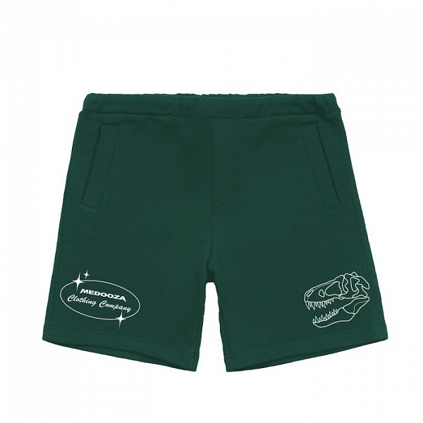 Шорты MEDOOZA "Dino II embr" зеленый