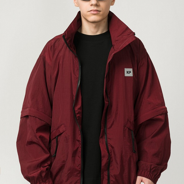 Ветровка CODERED Halfsleeve Бордовый Темный