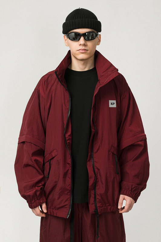 Ветровка CODERED Halfsleeve Бордовый Темный