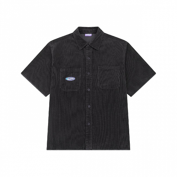 Рубашка YMKA SHIX Puff Velve Leisure Line графитовый