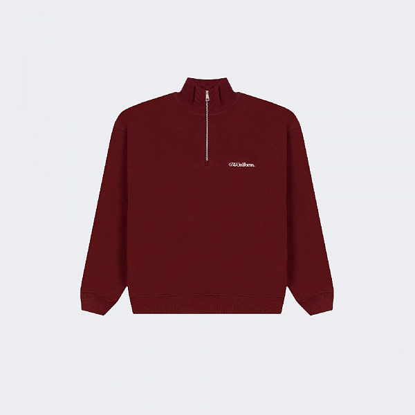 Свитшот UNIFORM Half-zip Heavy Classic бордовый