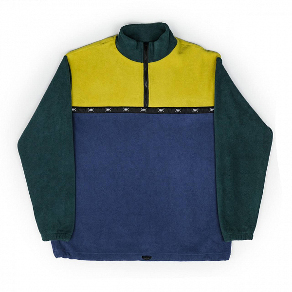 Толстовка МОЛОДОСТЬ на молнии флис Color Block Navy Мультиколор
