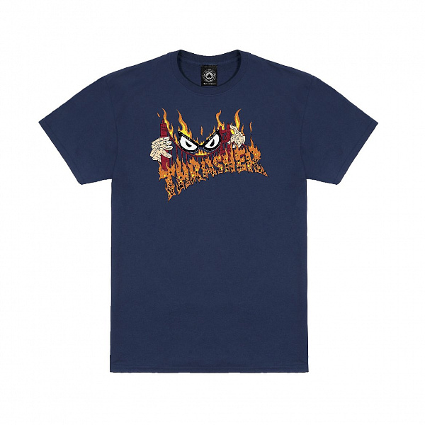 Футболка THRASHER "SUCKA FREE BY NECKFACE" NAVY