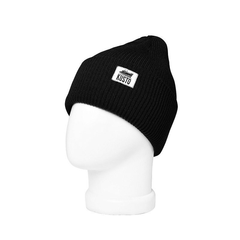 Шапка KUSTO "Kalmar" вышивка Черный | Black