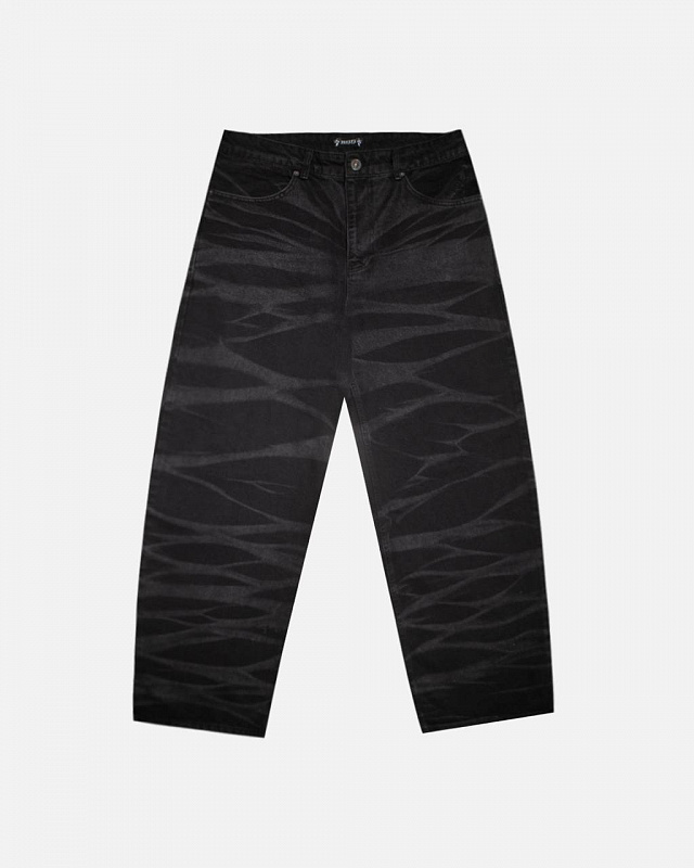 Джинсы ISSAYA Loose Fit Punk Black