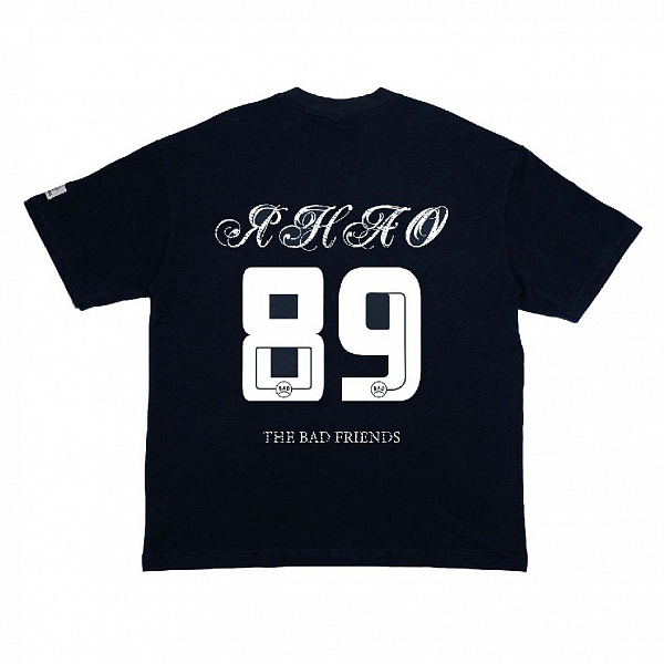 Футболка THE BAD FRIENDS "Регион 89" 200г черный