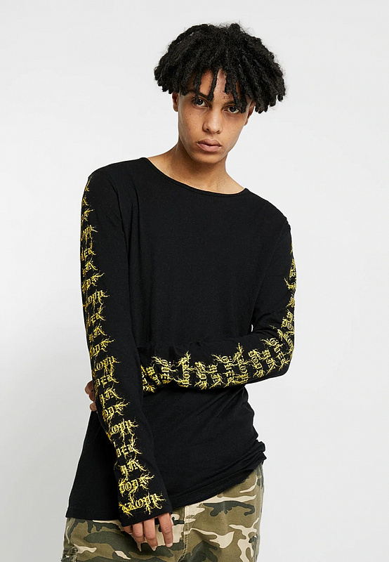Лонгслив Cheap Monday Ultraslim LS tee BLACK
