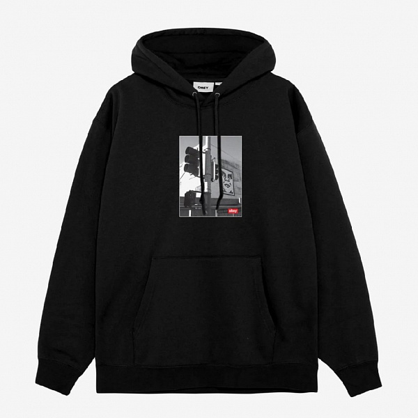 Худи OBEY LOS ANGELES PHOTO BLACK