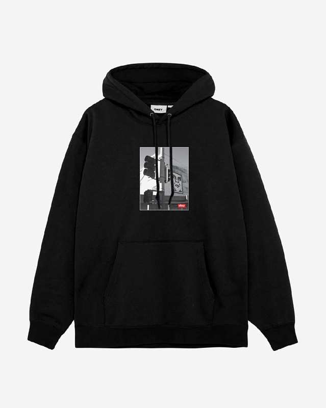 Худи OBEY LOS ANGELES PHOTO BLACK