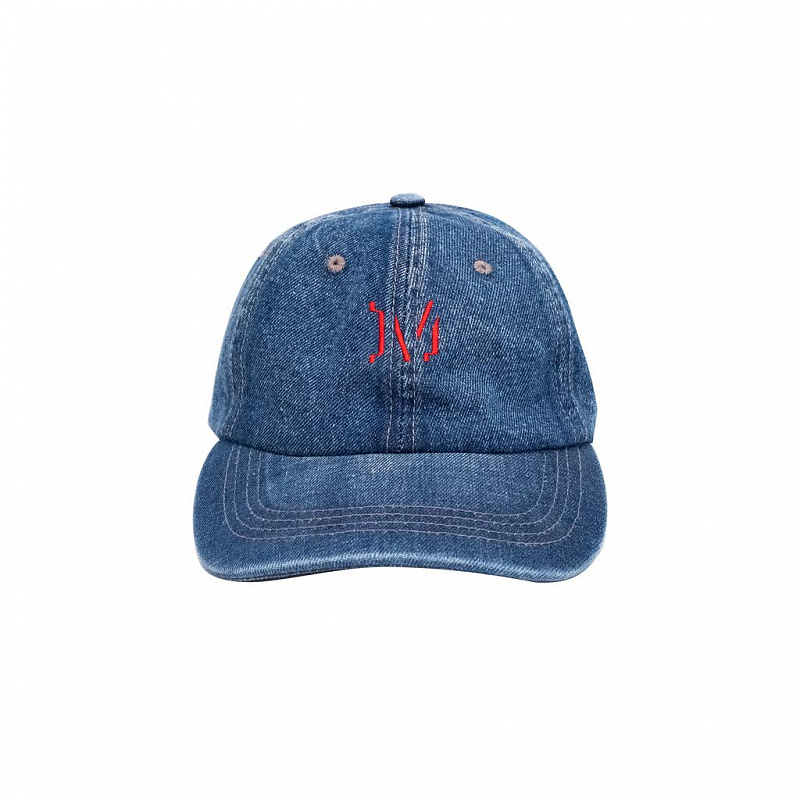 Кепка MAGAMAEV Script denim cap