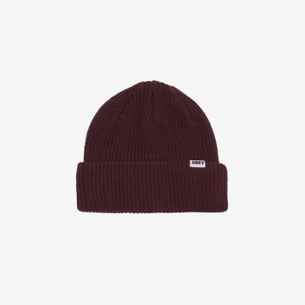 Шапка OBEY BOLD ORGANIC BEANIE PLUM PERFECT