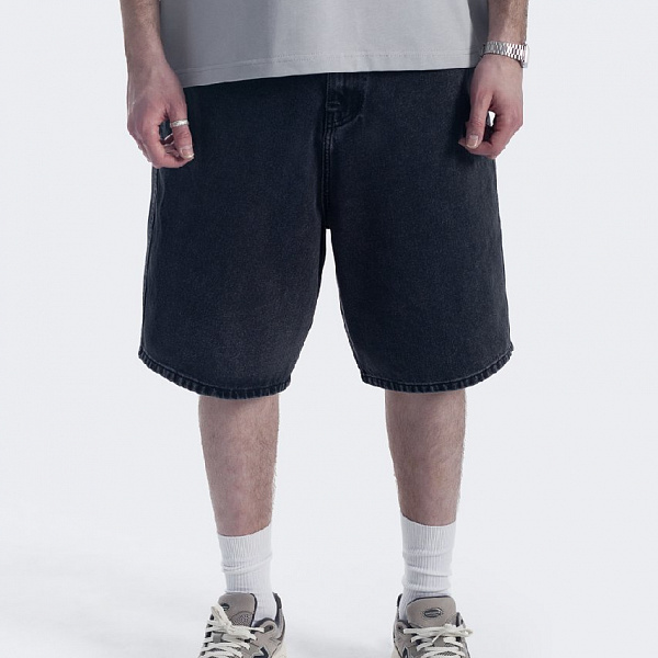 Шорты UNIFORM джинсовые Baggy черный