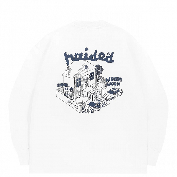 Лонгслив HAIDED GETAWAY HW white