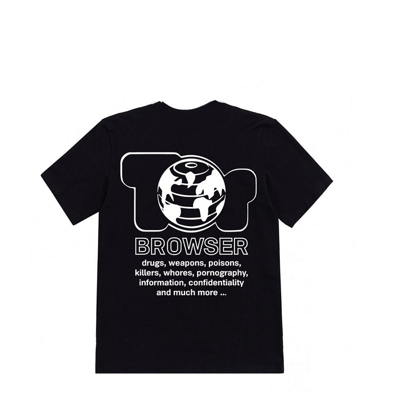 Футболка SHMOT "TOR Browser" черная