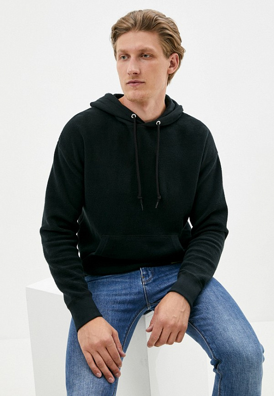 Толстовка Converse CONVERSE INVERT PO HOODIE CONVERSE BLACK