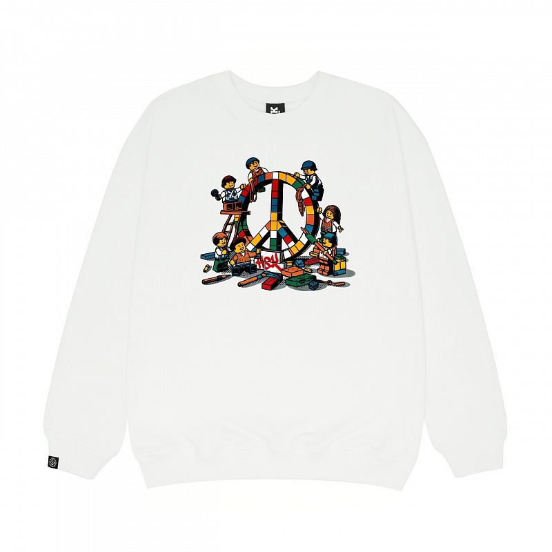 Свитшот HOOK «Лего» белый