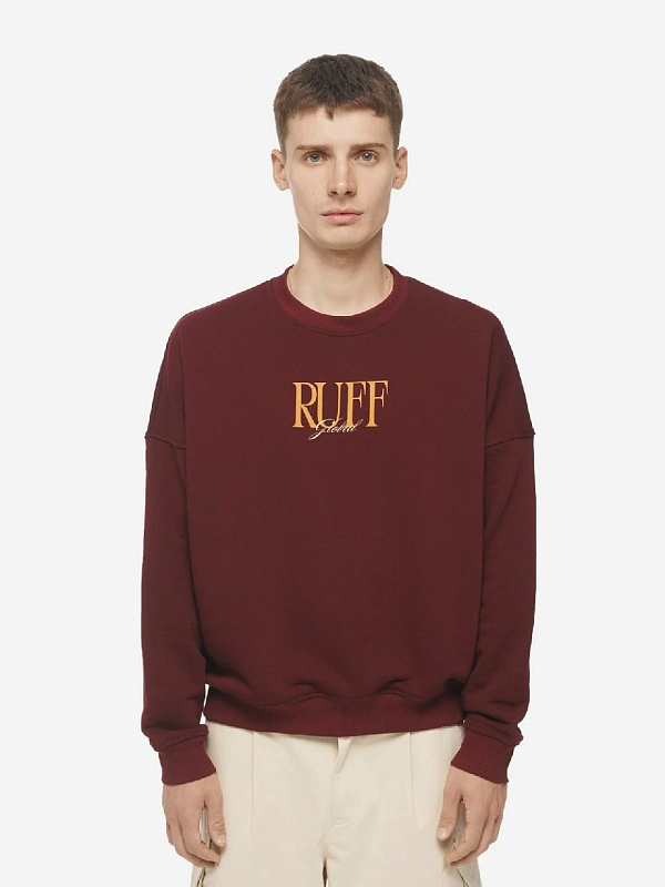 Толстовка RUFF Sweatshirt money bag / burgundy