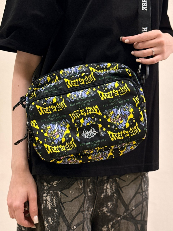 Сумка Шолдербег Гранд HOOK «Фрог» черный