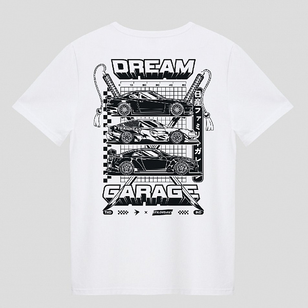 Футболка TRAILHEAD 022 NISSAN_GARAGE Белый