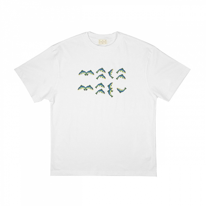 Футболка MAGAMAEV Fishy white