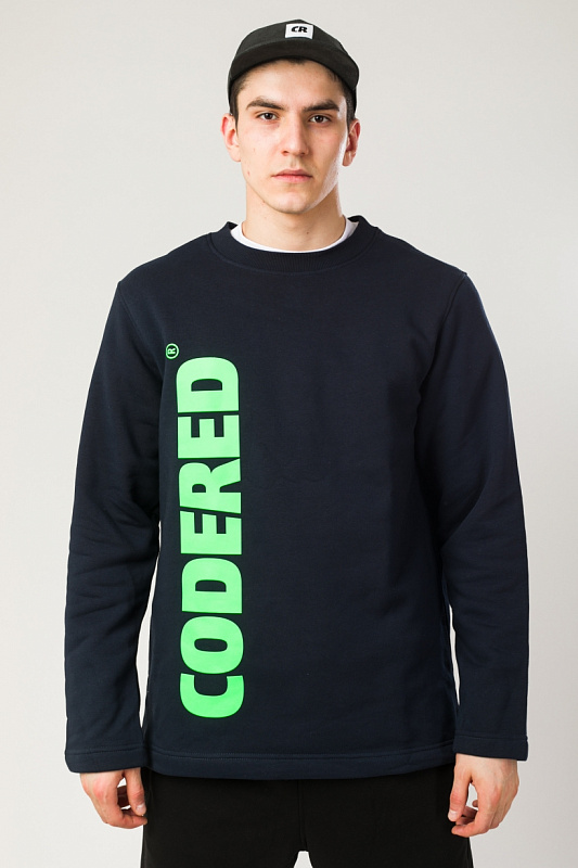 Толстовка CODERED  Sleeve Нэви Vertical x 2 Logo