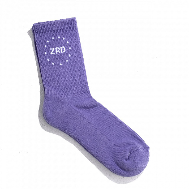 Носки ZRD Socks Flat World Фиолетовые