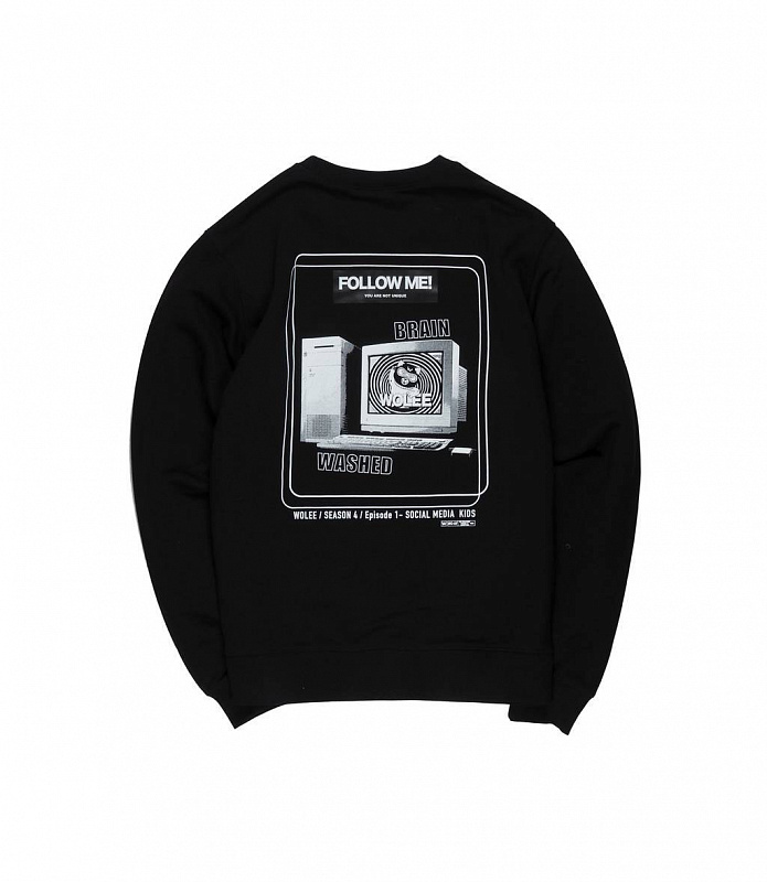 Толстовка WOLEE "Brain Wash" Чёрный