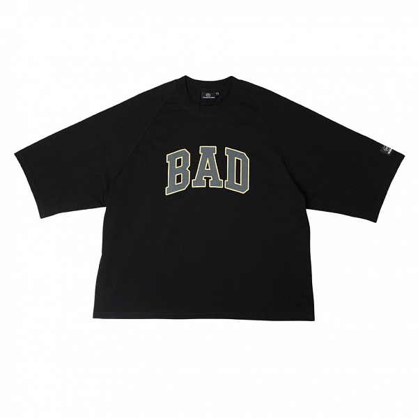 Футболка THE BAD FRIENDS "BAD" raglan 260гр черный