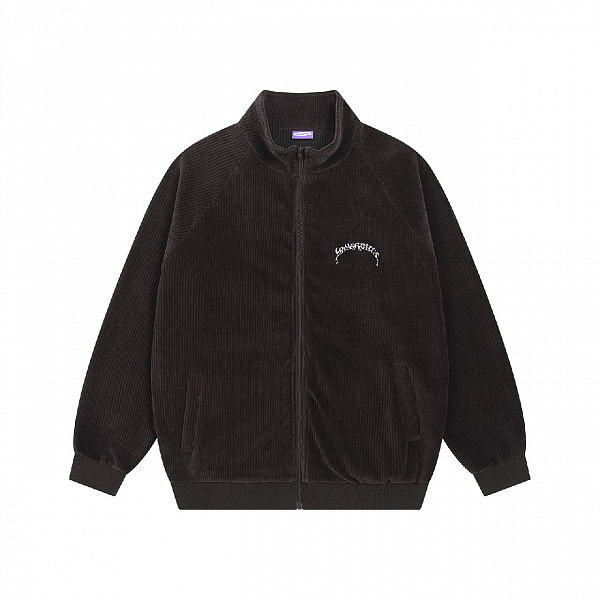 Свитшот YMKA SHIX "Puff Zip" велюровый коричневый