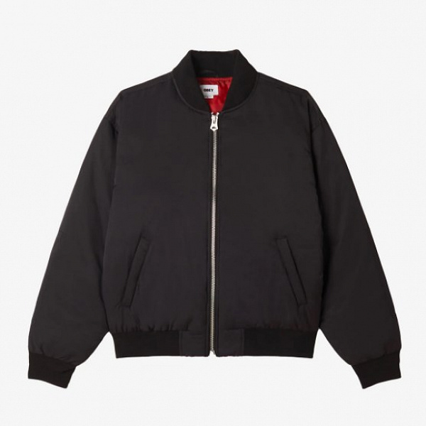 Куртка OBEY FLIGHT BOMBER BLACK
