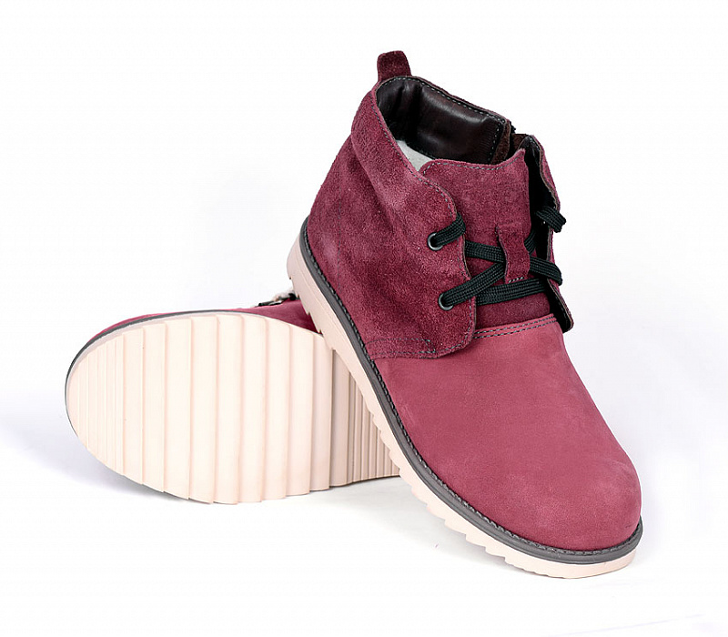 Ботинки жен TREK Кембридж бордово-розовый HK86-30-M