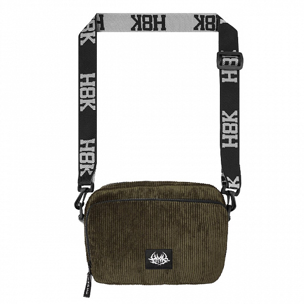 Сумка Шолдербег Гранд HOOK «Вельвет» хаки