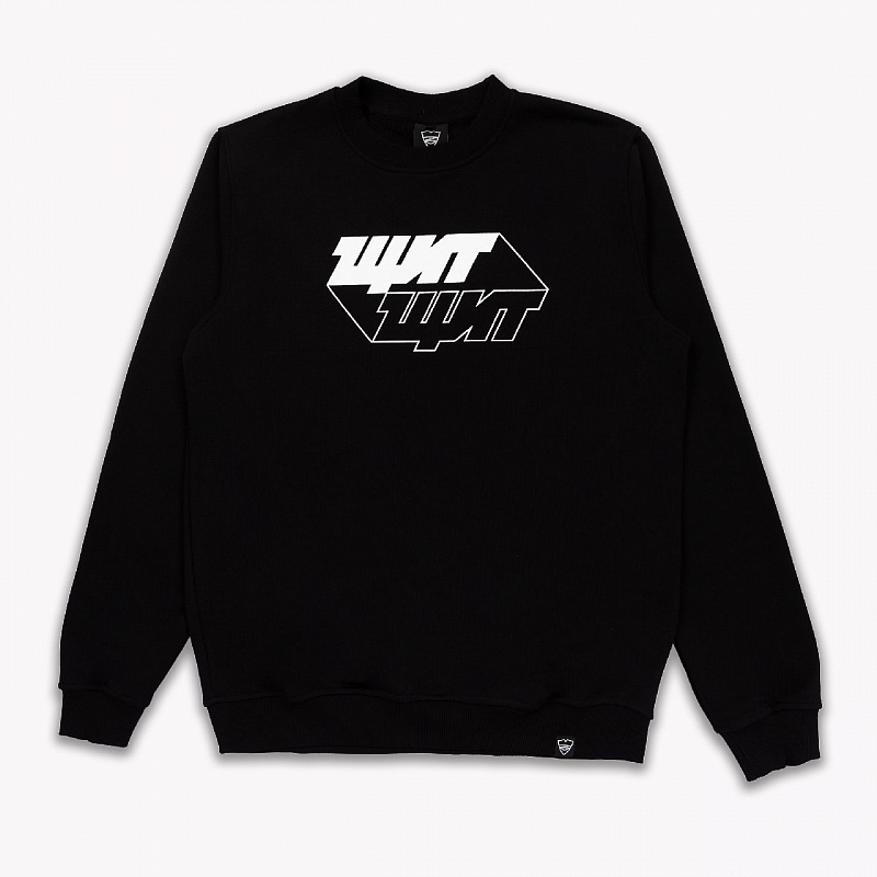 Свитшот Питерский щит "ТЕНЬ" черный