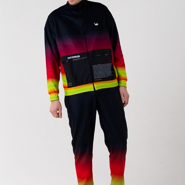 Брюки флисовые RITMIKA "Gradient Low" черно-желтый