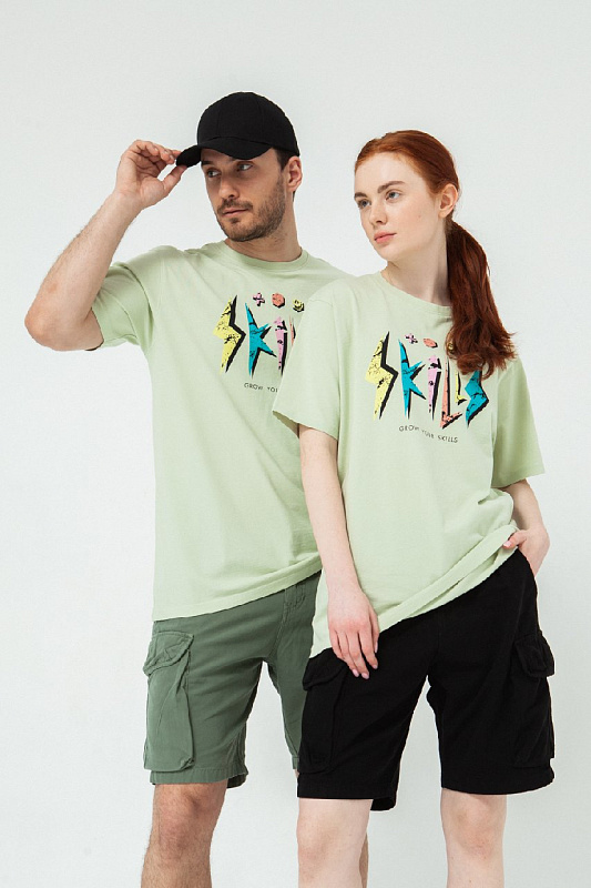 Футболка SKILLS 80'S Skills (Зеленый (Light Olive)