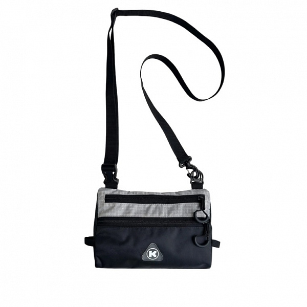 Сумка мессенджер KUL'TURA "CROSS BODY" серый