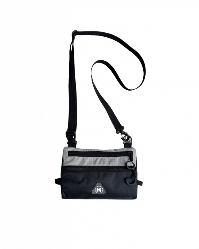 Сумка мессенджер KUL'TURA "CROSS BODY" серый