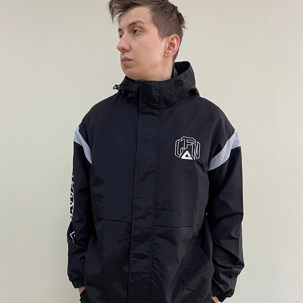 Куртка PEAK WOVEN JACKET BLACK Чёрный