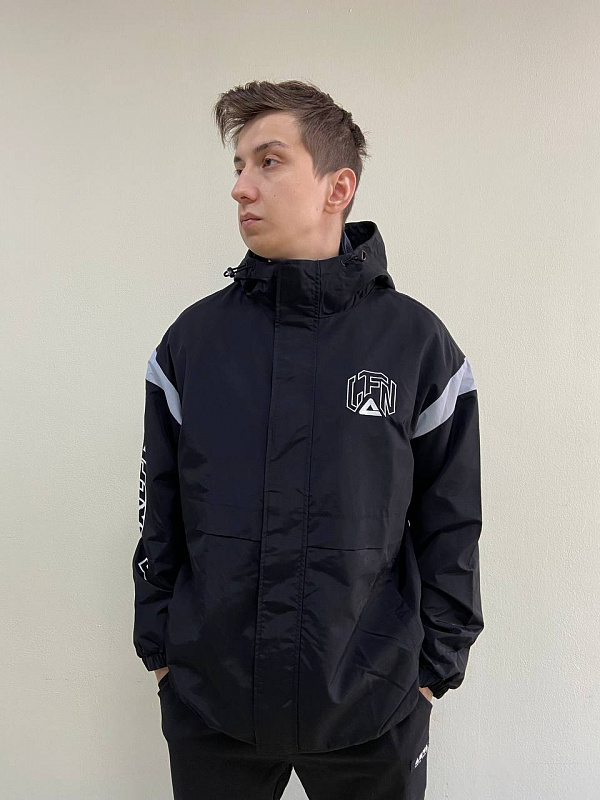Куртка PEAK WOVEN JACKET BLACK Чёрный