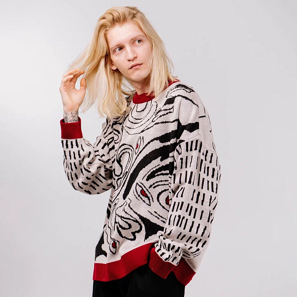 Джемпер КРЕПОСТЬ "Eyes"